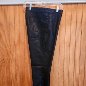Black SHINEY Jean Style Pants - Size 14
